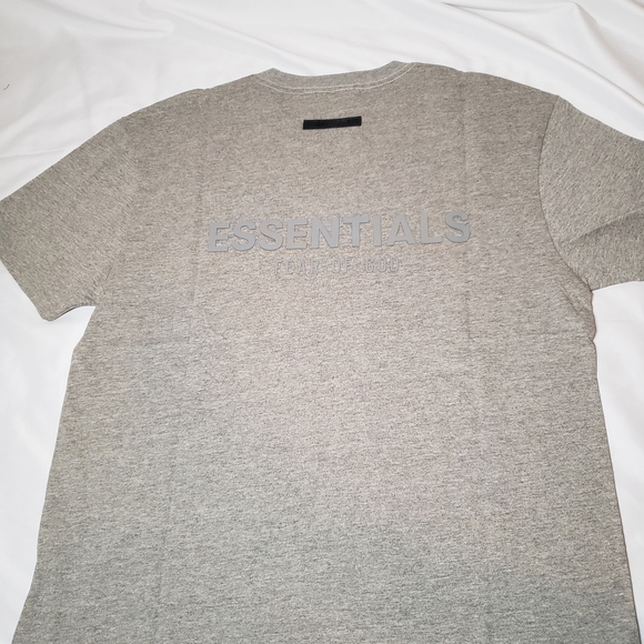 Fear of God Heather Gray Short Sleeve Tee - Picture 3 of 3